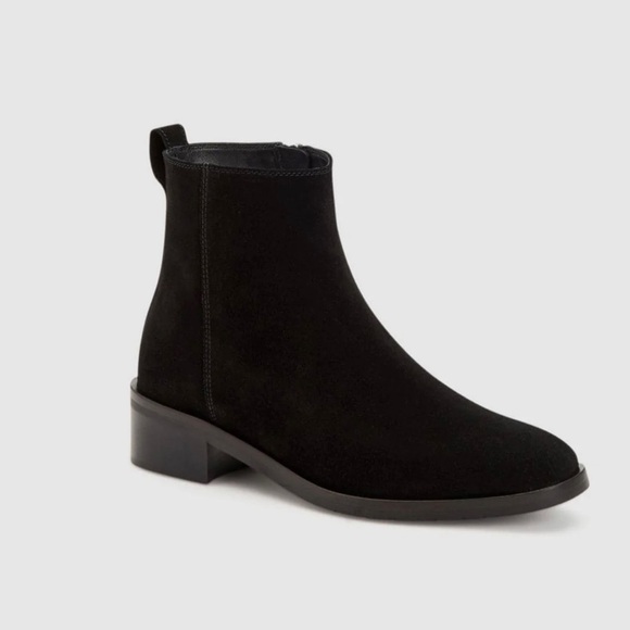 Aquatalia CARISA Suede Ankle Square Toe boots Sz 5.5 - Picture 1 of 10